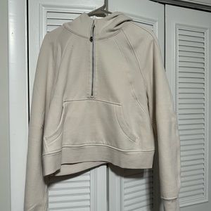 Lululemon oversized half zip scuba m/l